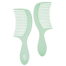 Wet Brush Go Green Tea Tree Oil Infused Treatment Comb - Wide Tooth Hair Detangler with WaveTooth Design that Gently and Glides Through Tangles - No Split Ends and No Damage - 100% Plant-Based Plastic Wet Brush