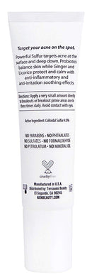 NxN Acne Edit Spot Treatment with Probiotics, Licorice Root, Ginger and Colloidal Sulfur, to rapidly reduce acne blemish size NXN