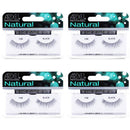 Ardell Natural Lashes False Eyelashes 110 Black (4 pack) Ardell