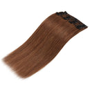MY-LADY Double Weft 100% Remy Human Hair Clip in Extensions 10''-22'' Grade 7A Quality Full Head Thick Thickened Long Soft Silky Straight 8pcs 18clips Off Black (24" / 24 inch 170g,
