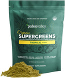 Paleovalley Organic Supergreens Powder - 23 Superfoods with Prebiotic Fiber for Energy and Immunity Support - No Cereal Grasses for Maximum Absorption - Pure Unflavored, 30 Servings Infinity Warehouse