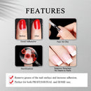 Morovan Nail Primer and Dehydrator for Acrylic Nails, Professional No Burn Fast Air Dry Nail Prep Dehydrator and X-Strength Primer Superior Protein Bonding, Acrylic Powder Application Morovan