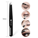 DUcare Eyebrow Kit 5 in 1with Duo Eyebrow Brush and Spoolie,Eyelash Comb Curlers Folding,Eyebrow Razor,Tweezers,Scissors Face Razors for Women Including Storage Bag DUcare Store