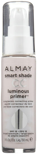 Almay Smart Shade CC Luminous Primer, 1 Fl Oz, Clear Almay