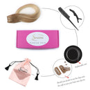 Sassina Halo Hair Extensions Human Hair, with Invisible Miracle Wire, One Piece Fish Line Hair Extensions