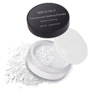 MEICOLY Talc-Free Setting Powder with Sifter,Long Lasting Loose Face Powder,Translucent Powder Colorset Powder,Matte Finishing White Face Paint Setting Powder for Halloween SFX Makeup,Oil Control Infinity Warehouse