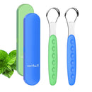 New Version Tongue Scraper Cleaner for Adults & Kids, Medical Grade Metal Tongue Brushes Set for Fresh Breath Dental Eliminate Bad Breath in Seconds (2 pcs) Sestball