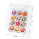 12 Boxes 3D Butterfly Nail Art Glitter Sequins, Colorful Laser Butterfly Nail Sequin Acrylic Paillettes, Holographic Nail Sparkle Glitter for Nail Art Decoration & DIY Crafting DELENA
