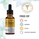8% Retinol Complex Face Serum – Anti-Aging, Brightening Neck & Facial Serum Helps Firm, Smooth, & Nourish Skin with Lactic Acid, Vitamin A, & Retinyl Palmitate – Anti Wrinkle Serums by LaClaire, 15 ml LaClaire