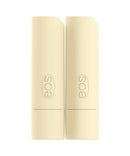 eos 100% Natural & Organic Lip Balm Sticks- Vanilla Bean, All-Day Moisture, Dermatologist Recommended, 0.14 oz, 2-Pack eos