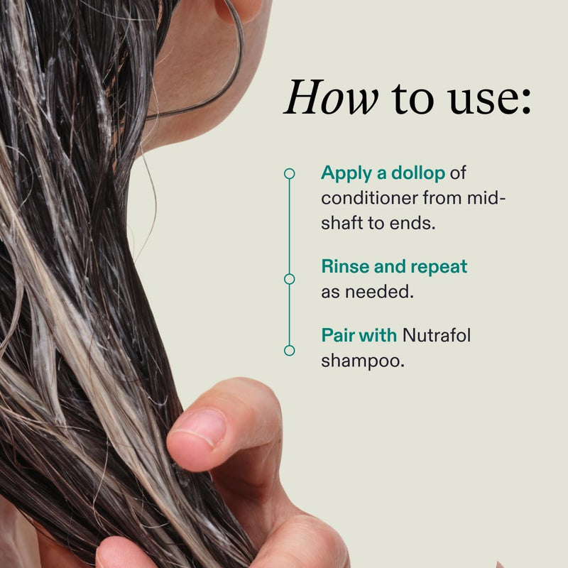 Nutrafol Conditioner, Physician-formulated for Thinning Hair, Moisturizing, Strengthening and Color Safe, Lightweight Protection Infinity Warehouse