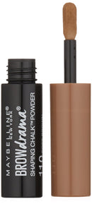 Maybelline New York Brow Drama Shaping Chalk Powder, Soft Brown, 0.035 fl. oz. Maybelline New York