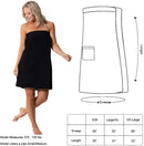 Quick Dry, Lightweight Waffle Spa/Bath Wrap with Adjustable Closure & Elastic Top Robe Direct