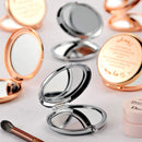 Compact Mirror for Mother Sister Friend Teacher, Unique for Anniversary, Birthday, Christmas, Graduation, Thanksgiving Day, Engraved for Wedding Day, Engagement, Work, Retirement (Thank You) FUN FUN HOME