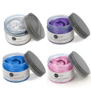 4 Hair Coloring Wax Temporary Hair Clay Pomades 4.23 oz- 4 in 1 Grey Purple Blue Pink - Natural Hair Dye Material Disposable Hair Styling Clay Ash for Cosplay,Halloween,Party VOLLUCK