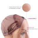 Bella Hair Breathable Swiss Lace Front Wig Cap for Making Wigs with Adjustable Straps and Combs Large Size Violet Bella Hair