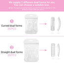 Modelones Poly Extension Gel Nail Kit 2PCS Builder Extension Gel Nude White Colors with Mini Nail Lamp Slip Solution Rhinestone Nail Manicure All-in-one Kit French DIY Nail Art Design Beginner Kit modelones