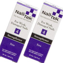 Nail Tek Xtra 4, Nail Strengthener for Weak and Damaged Nails, Prevent Nails From Peeling, Cracked, and Brittle Nails, 0.5 oz, 2-Pack Nail Tek