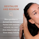 Bald Spot Hair Growth Cream | Scalp Treatment for Receding Hair | For Men and Women | Just Nutritive | 4 Oz Infinity Warehouse