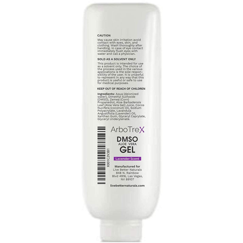 DMSO GEL With Aloe Vera - Lavender Scented, Made With 99.9% Pure Pharmaceutical grade DMSO - 70% DMSO/30% Aloe Vera, Made in USA for Live Better Naturals 4 oz Live Better Naturals