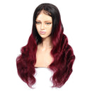 4x4 Inch Lace Front Wig Body Wave 1 Piece, 100% Unprocessed Human Hair Lace Closure Wigs with Baby Hair, Natural Color Bodywave Wavy Curl Wigs 150% Density (22", 1B, 150%) ALISFEEL