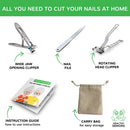 Healthy Seniors Nail Clipper Set - Designed for Thick Nails. Perfect for Diabetics or People Suffering from Arthritis Healthy Seniors