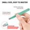 Eyebrow Tweezer Set, TsMADDTs 6 Pcs Tweezers Set for Women, Precision Tweezer for Eyebrows with Curved Scissors for Ingrown Hair, Hair Plucking Daily Beauty Tools with Leather Travel Case TsMADDTs
