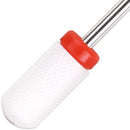 PANA 3/32" Shank Size Professional USA - Smooth Top Large Barrel White Ceramic Bit - Nail Drill Bit for Dremel Machine (Fine) PANA