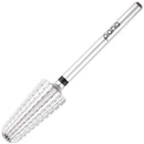 Upgraded PANA Volcano Nail Carbide Bit - Two Way Rotate use for Both Left and Right Handed use - Fastest remove Acrylic or Gel – For Manicure Drill Machine - 3/32" (Extra Coarse - XC, SILVER) PANA