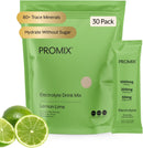 ProMix Nutrition Electrolytes Powder Hydration Packets - Himalayan Pink Salt, Magnesium, Potassium, Vitamin C - Raspberry, Lightly Sweetened - 30 Servings (Pack of 30) Infinity Warehouse
