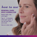 Burt's Bees Renewal Dark Spot Corrector with Bakuchiol Natural Retinol Alternative, Raspberry, 1 Fl Oz (Package May Vary) Burt's Bees