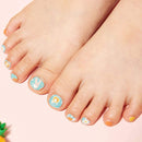 Petitwings Nail Stickers Wraps Decals Polish Self-Adhesive for Kid Girls Boys, a Nail File (Korean Made) (Sweet Things) Petitwings