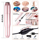 86PCS Portable USB Electric Nail Drill Set Polish Pen File Kit, 48W UV LED Nail Lamp Gel Manicure Dryer Lamp, Acrylic Nail 3D Art Drill Dryer Manicure Supplies, Nail Files Tool Polish Decorating WEPSEN