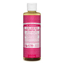 Dr. Bronner’s - Pure-Castile Liquid Soap (Rose, 8 ounce) - Made with Organic Oils, 18-in-1 Uses: Face, Body, Hair, Laundry, Pets and Dishes, Concentrated, Vegan, Non-GMO Dr. Bronner's