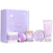 Bath Gifts for Women - Gift Set for Women Body & Earth 5 Piece Body Spa Bath Set Gift Baskets with Orchid Scented Candle, Body Butter, Hand Cream, Bath Bar and Bath Bomb, Christmas Gift for Women BODY & EARTH