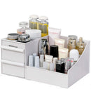 Makeup Desk Organizer With Drawers — Countertop Organizer for Cosmetics, Vanity Holder for Lipstick, Brushes, Lotions, Eyeshadow, Nail Polish and Jewelry Simbuy