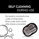 Premium Omnishaver Replacement Cartridge Refill Kit with One Blade Removal Tool - An Alternative to Disposable, Self Cleans & Strops During Use - Durable Smooth & Comfortable 4 Cartridges OmniShaver