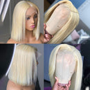 Swetcurly Blond Bob Wigs 13x4 Lace Front Wigs for Black Women Human Hair Wigs 613 Short Bob Wigs Brazilian Straight Hair with Baby Hair (12 Inch) Swetcurly Store