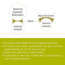 LASHVIEW SUPER MATTE Split Tips Flat Mink Black Ellipse Eyelash Extension Thickness 0.20mm C Curl Length 14mm Extremely Soft Application-friendly Semi-permanent Individual Lashes For Salon Use LASHVIEW