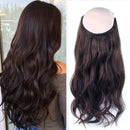 Sassina Halo Hair Extensions Real Human Hair,