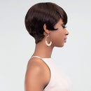 Janet Collection Lavish 100% Virgin Human Hair MARY JAY Wig (99J) Janet Collection