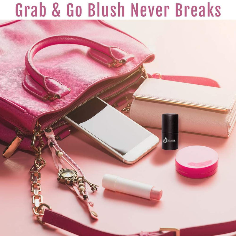 BaeBlu Organic Cheek Tint, 100% Natural Vegan Gluten-Free Cream Blush Stick, Made in USA, Moscato BaeBlu