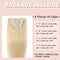 22 Inch Long Clip in Human Hair Extensions 70g Thin 8 Pcs 18 Clips Standard Weft Straight Clip on 100% Human Hairpieces for Women Beauty