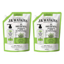 J.R. Watkins Gel Hand Soap Refill Pouch, Scented Liquid Hand Wash for Bathroom or Kitchen, USA Made and Cruelty Free, 34 fl oz, Aloe & Green Tea, 2 Pack J.R. Watkins