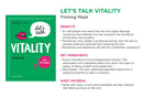 FaceTory Let's Talk, Vitality Pomegranate Antioxidant Firming Mask - Lifting, Firming, and Hydrating (Pack of 5) FACETORY Store