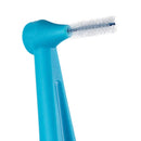 TEPE Angle Interdental Brushes, Dental Brushes for Between Teeth and Gums, Brush Micro Tight Cleaner, Plaque Removal, 0.6 mm, 6 Pk, Blue TEPE