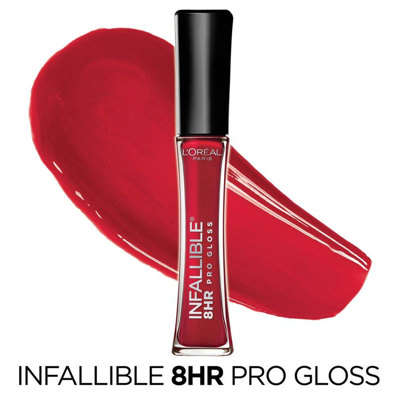 L'Oréal Paris Infallible 8 HR Pro Gloss, Red Fatale, 0.21 fl. oz. L'Oreal Paris