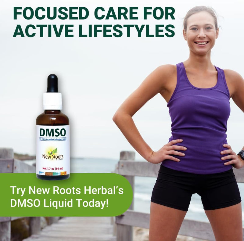 DMSO liquid drops with Pipette (50 ml) | dimethyl sulfoxide | 99.9% Pure DMSO Pharmaceutical grade | Topical Fast Acting | NEW ROOTS HERBAL Infinity Warehouse