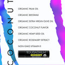 You Da Balm Organic Lip Balm, Coconut Flavor - 100% Natural Lip Moisturizer, USDA Certified - Lip Balm for Dry, Cracked Lips (3 Pack) You Da Balm