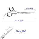ESSOY Professional Hair Cutting Scissors/Shears (6.5-Inches), Stainless Steel Haircut Scissor with Fine Adjustment Screw for Home Salon,Barber Hairdressing Scissor for Women Men Kids Essoy